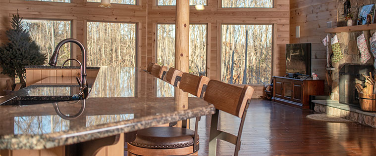 modern log cabins