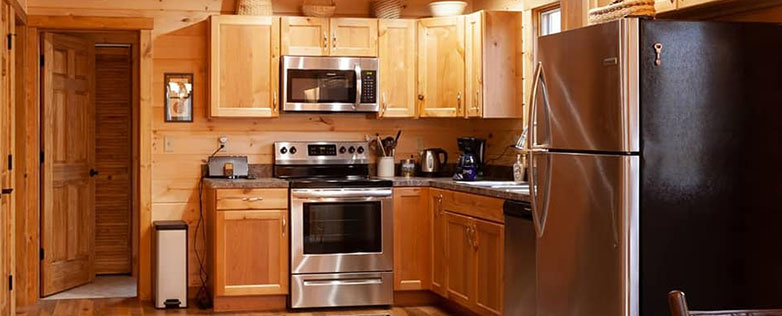 log home kitchen design