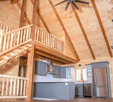 luxury log cabin home builders in pa